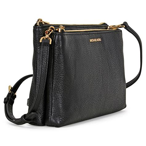 michael kors double zipper crossbody.